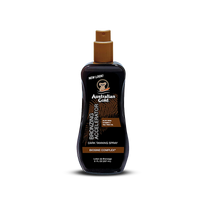 Dark Tanning Accelerator Spray Gel with Instant Bronzer